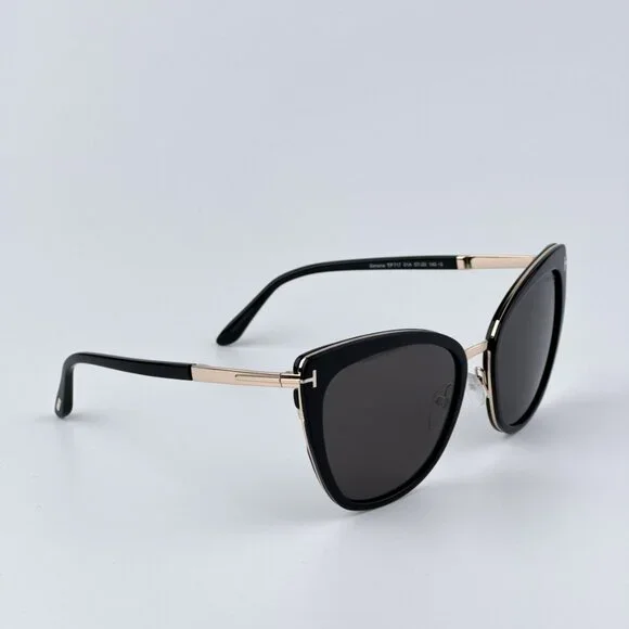 Tom Ford Women BRAND NEW Sunglasses SIMONA Black Gold Smoke  display picture 2